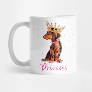 Princess dachshund Mug